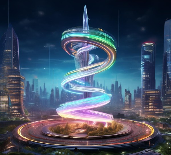 创新之光，spiraling into未来